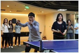 投?；鸸九c中國期貨監控聯合舉辦的員工乒乓球比賽圓滿落幕